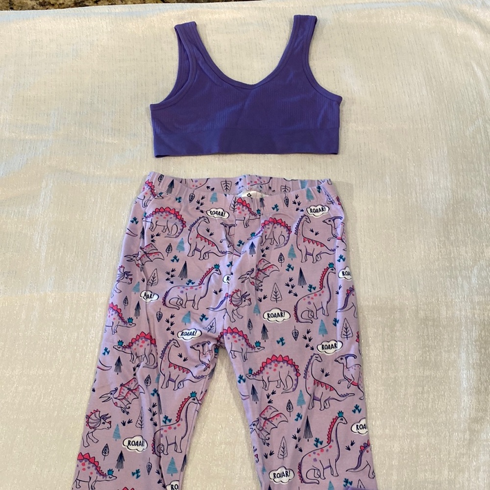 Girls pajama set size 8